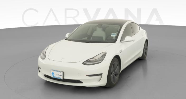 2020 Tesla Model 3 Standard Range Plus in Pearl White — photo 1