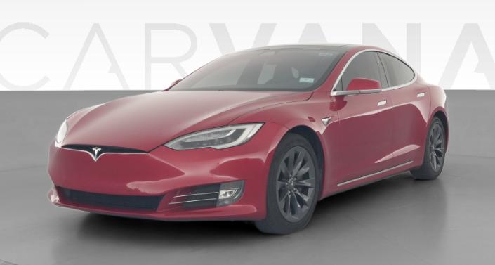 2018 Tesla Model S 100D Long Range in Red Multi-coat — photo 1
