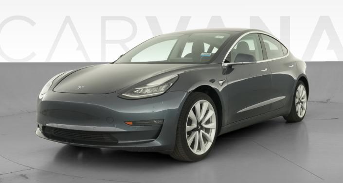 2018 Tesla Model 3 Long Range Rear-Wheel Drive in Midnight Silver Metallic — photo 1
