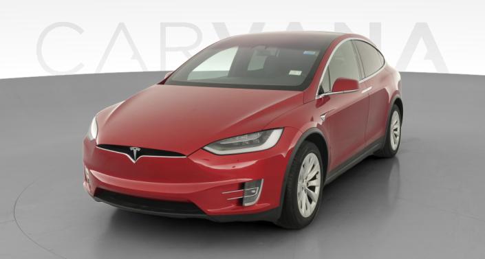 2020 Tesla Model X Long Range in Red Multi-coat — photo 1