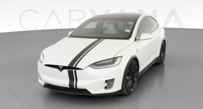 2019 Tesla Model X Performance in Pearl White Multi-coat — photo 1