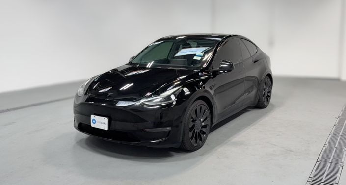 2022 Tesla Model Y Performance All-Wheel Drive in Solid Black — photo 1