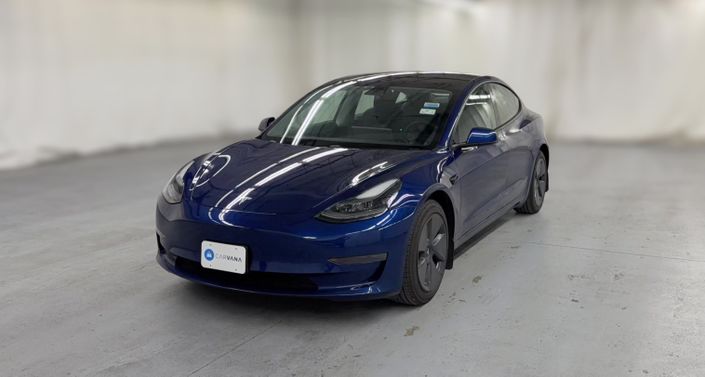 2021 Tesla Model 3 Standard Range Plus Blue