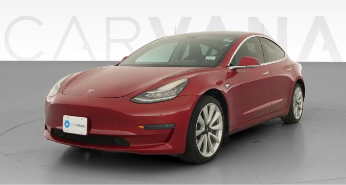 2019 Tesla Model 3 Standard Range Plus Red