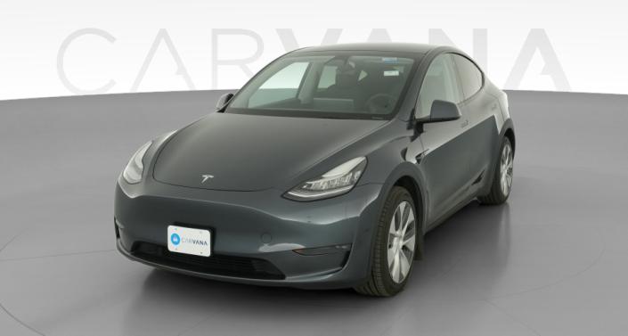 2022 Tesla Model Y Long Range All-Wheel Drive in Midnight Silver Metallic — photo 1