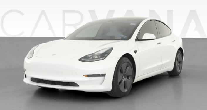 2022 Tesla Model 3 Rear-Wheel Drive in Pearl White — photo 1