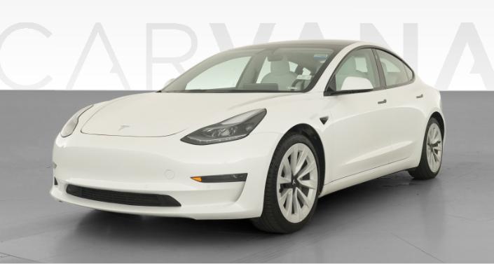 2021 Tesla Model 3 Standard Range Plus White