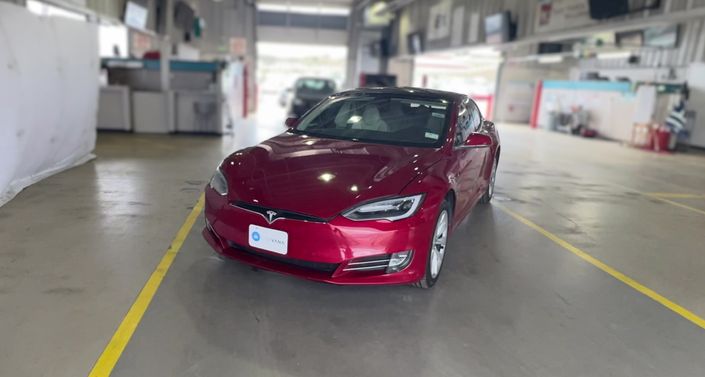 2018 Tesla Model S 75D in Red Multi-coat — photo 1