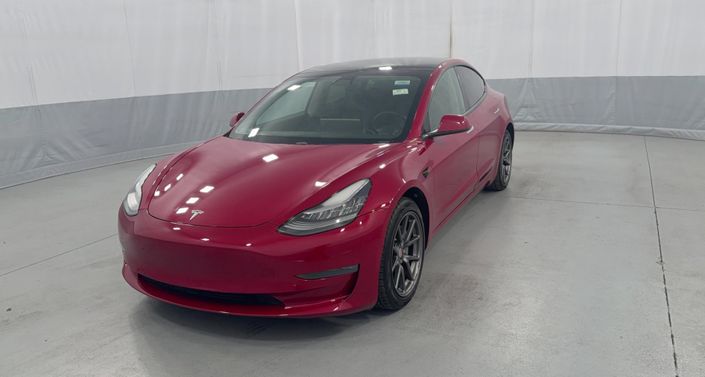 2020 Tesla Model 3 Performance in Red Multi-coat — photo 1
