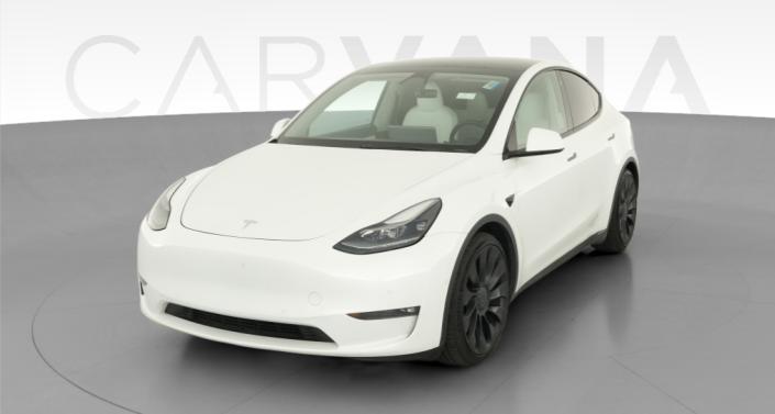 2022 Tesla Model Y Performance All-Wheel Drive in Pearl White — photo 1