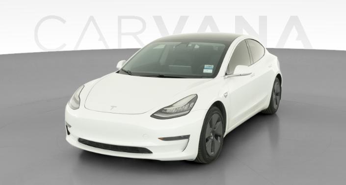 2020 Tesla Model 3 Standard Range Plus in Pearl White — photo 1