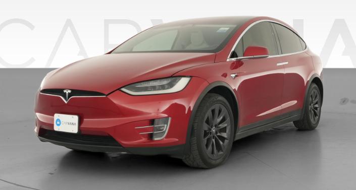 2018 Tesla Model X 100D Long Range in Red Multi-coat — photo 1