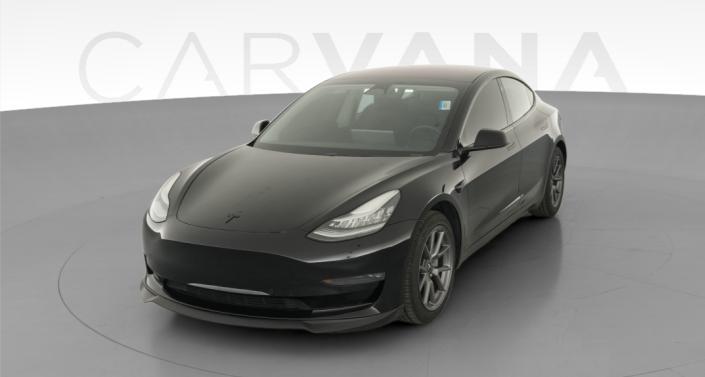 2018 Tesla Model 3 Mid Range Rear-Wheel Drive in Solid Black — photo 1