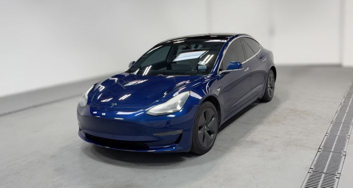 2019 Tesla Model 3 Standard Range Plus in Deep Blue Metallic — photo 1