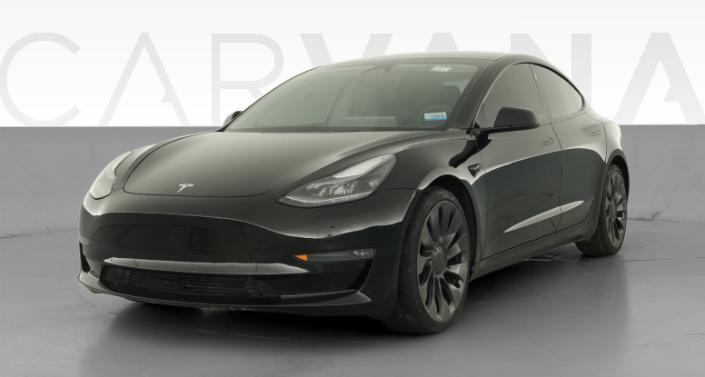 2022 Tesla Model 3 Performance Black