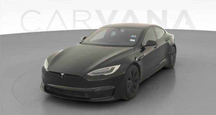 2022 Tesla Model S Long Range in Solid Black — photo 1