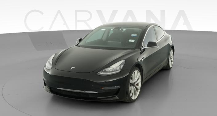 2019 Tesla Model 3 Performance All-Wheel Drive in Solid Black — photo 1