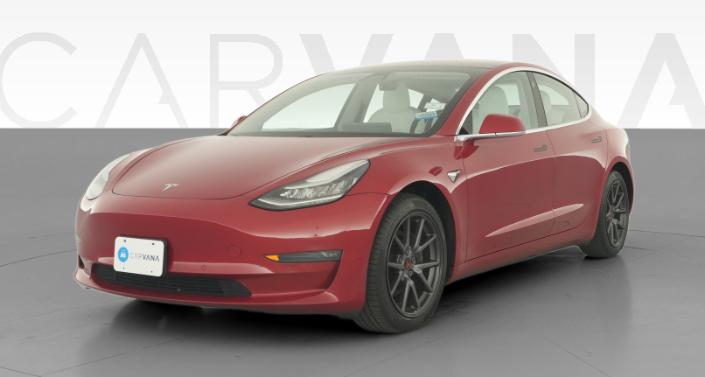 2018 Tesla Model 3 Long Range All-Wheel Drive in Red Multi-coat — photo 1
