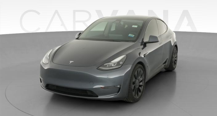 2022 Tesla Model Y Performance All-Wheel Drive in Midnight Silver Metallic — photo 1