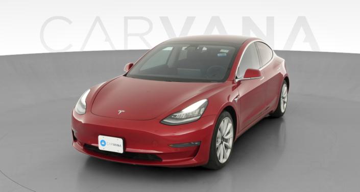 2018 Tesla Model 3 Long Range AWD Red