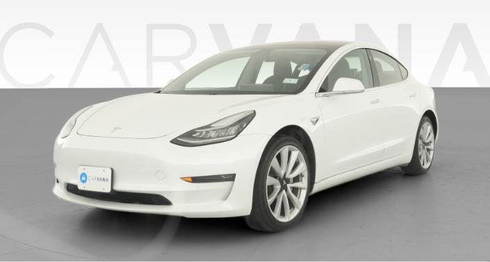 2018 Tesla Model 3 Long Range Rear-Wheel Drive in Pearl White — photo 1