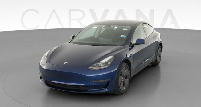 2023 Tesla Model 3 Rear-Wheel Drive in Deep Blue Metallic — photo 1