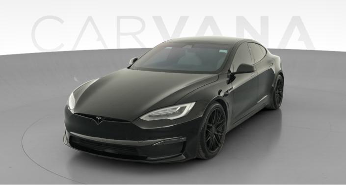 2021 Tesla Model S Long Range in Solid Black — photo 1
