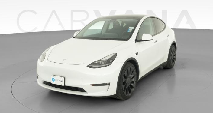 2021 Tesla Model Y Performance All-Wheel Drive in Pearl White — photo 1