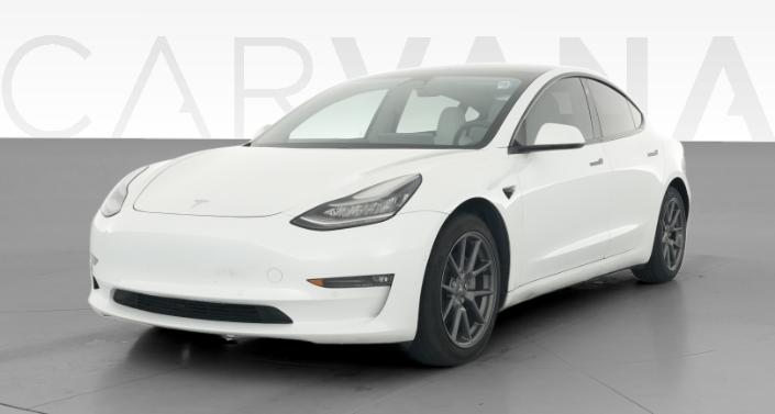 2021 Tesla Model 3 Long Range All-Wheel Drive in Pearl White — photo 1