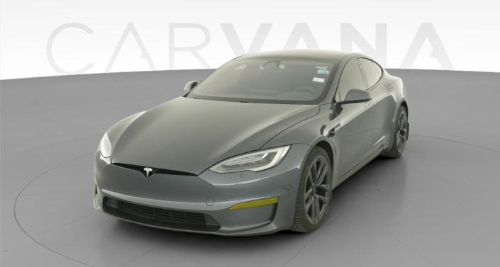 2021 Tesla Model S Plaid in Midnight Silver Metallic — photo 1