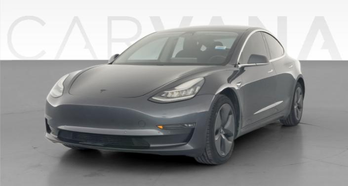 2018 Tesla Model 3 Long Range Rear-Wheel Drive in Midnight Silver Metallic — photo 1
