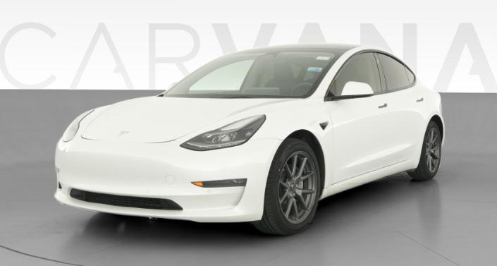 2022 Tesla Model 3 Long Range All-Wheel Drive in Pearl White — photo 1