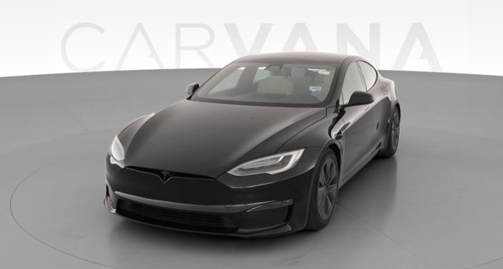 2022 Tesla Model S Long Range in Solid Black — photo 1