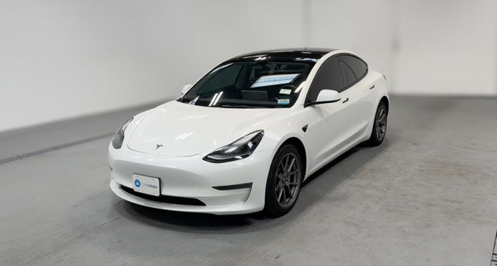 2022 Tesla Model 3 Rear-Wheel Drive in Pearl White — photo 1