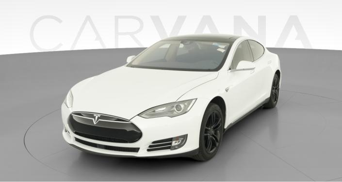 2015 Tesla Model S 70D in Pearl White Multi-coat — photo 1