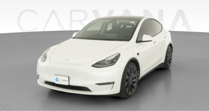 2021 Tesla Model Y Performance All-Wheel Drive in Pearl White — photo 1