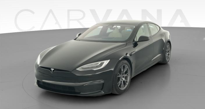 2021 Tesla Model S Long Range in Solid Black — photo 1