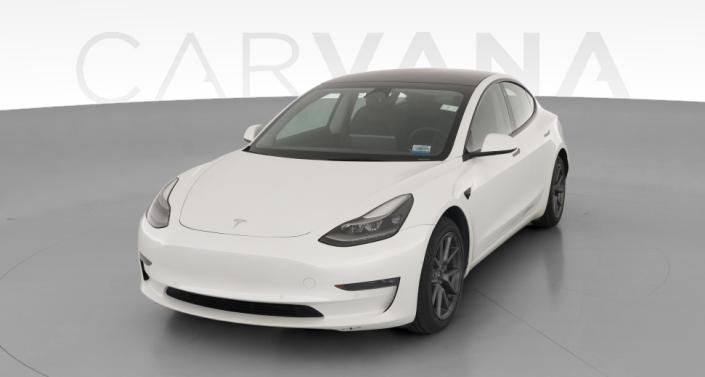 2022 Tesla Model 3 Long Range All-Wheel Drive in Pearl White — photo 1