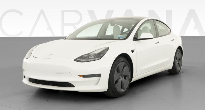 2021 Tesla Model 3 Standard Range Plus White