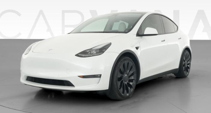 2022 Tesla Model Y Performance All-Wheel Drive in Pearl White — photo 1
