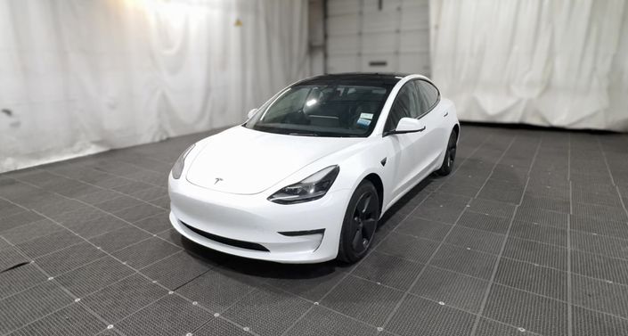 2023 Tesla Model 3 Rear-Wheel Drive in Pearl White — photo 1