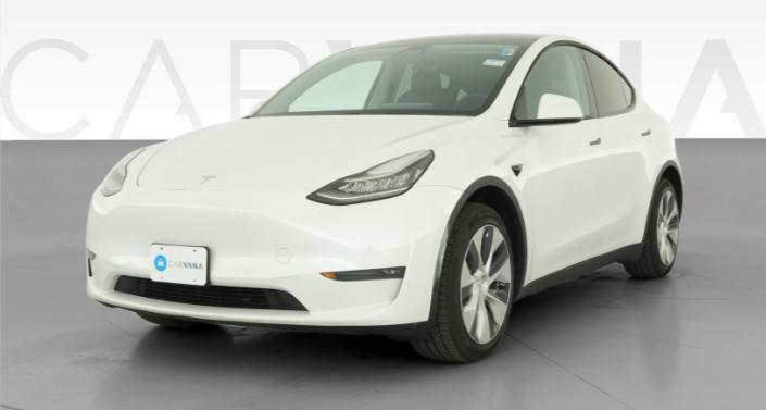 2020 Tesla Model Y Long Range All-Wheel Drive in Pearl White — photo 1