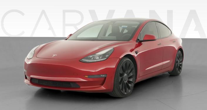 2021 Tesla Model 3 Performance Red
