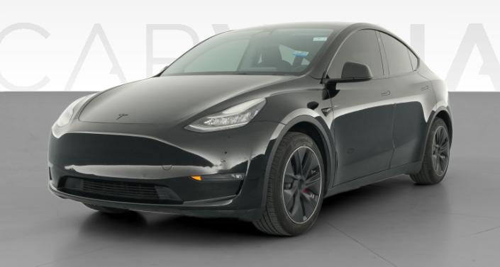2021 Tesla Model Y Standard Range in Solid Black — photo 1