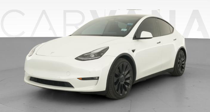2022 Tesla Model Y Performance All-Wheel Drive in Pearl White — photo 1