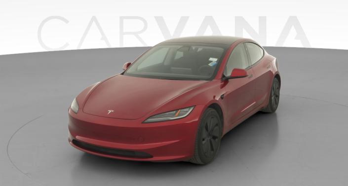2024 Tesla Model 3 Rear-Wheel Drive in Ultra Red — photo 1