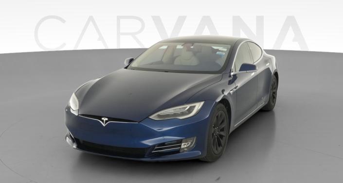 2017 Tesla Model S 100D Long Range in Deep Blue Metallic — photo 1
