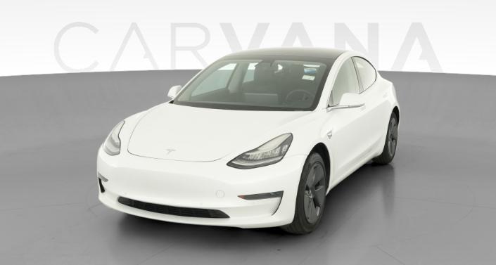 2020 Tesla Model 3 Standard Range Plus in Pearl White — photo 1