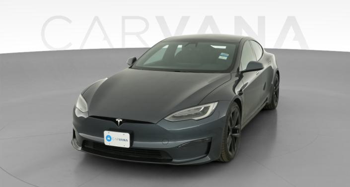 2021 Tesla Model S Long Range in Midnight Silver Metallic — photo 1