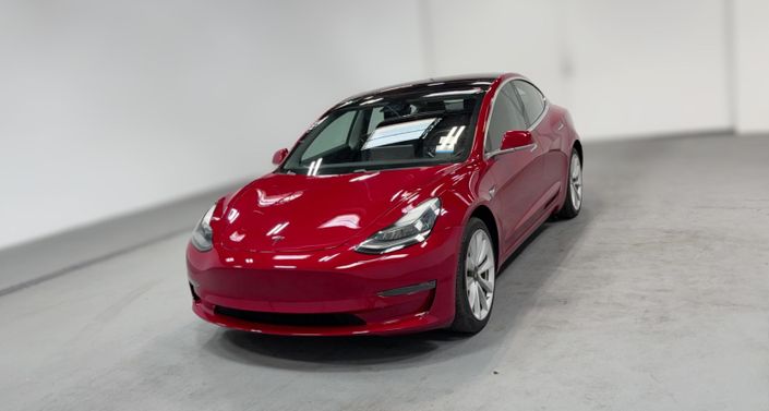 2018 Tesla Model 3 Long Range RWD Red
